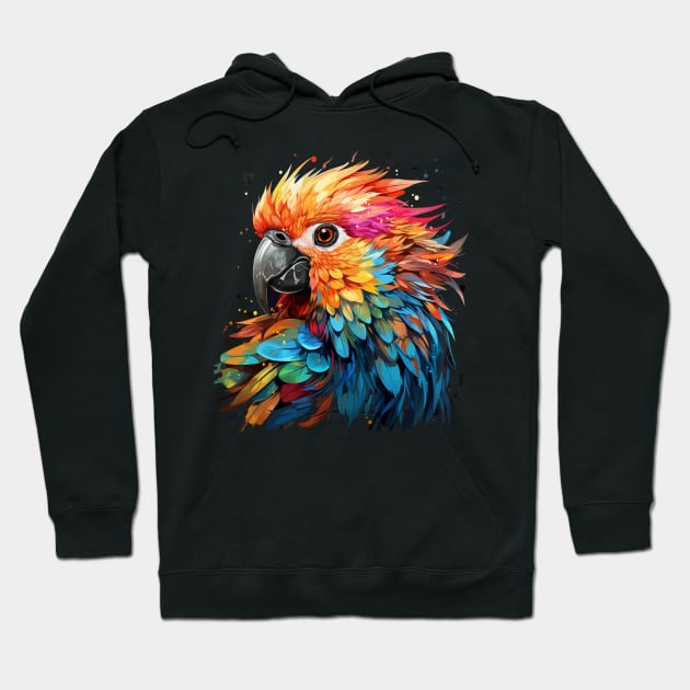 Parakeet Rainbow Hoodie by JH Mart